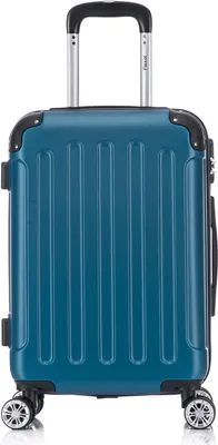 Produktbild von Flexot® F-2045 Handgepäck Bordcase Trolley Koffer Reisekoffer Hartschale Doppeltragegriff mit Zahlenschloss Gr. M Farbe Royal-Blau