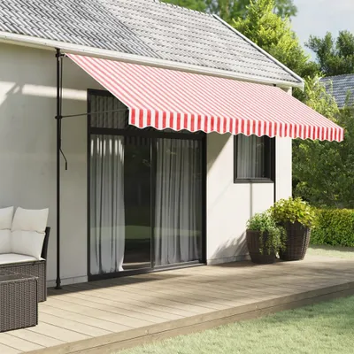 Obrázek produktu pro Maison Exclusive – Markýza, červeno-bílá, proužkovaná, 400 cm