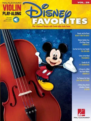 Immagine prodotto di Disney Favorites Violin Play-Along Volume 29 Book/Online Audio