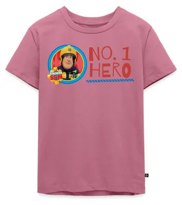 Produktbild von Spreadshirt Feuerwehrmann Sam™ No. 1 Hero Kinder Premium T-Shirt, 134/140 (8 Jahre), Mauve