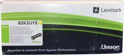 Image de Lexmark 82K2UYE Cartouche de toner 1 pièce(s) Original Jaune