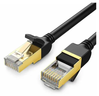 Obrázek produktu pro Ugreen 1M síťový kabel Nylonový LAN kabel Internetový kabel Ethernet patchcord RJ45 Cat 7 STP