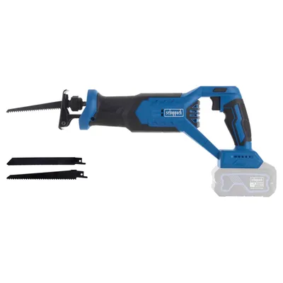 Produktbild von Scheppach Akku-Säbelsäge BC-RS250-X | 0-3000 min-1 | Hublänge 28mm | LED | ausziehbare Fußplatte | 20V IXES | Brushless Motor | inkl. 2 Sägeblätter