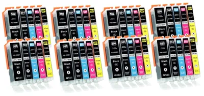 Productafbeelding van 40 compatibele inktpatronen voor Canon-printers