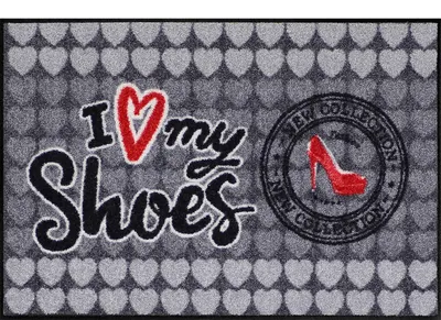 Produktbild von Salonloewe I LOVE MY SHOES Fußmatte Wohnmatte 50 x 75 cm