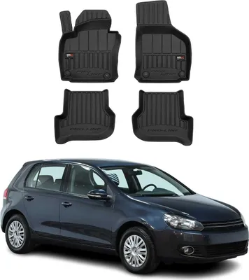 Imagen del producto de Alfombrillas para el suelo de VW Golf, modelos 2008-2012, de TPE, color