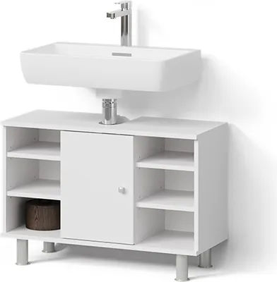 Produktbild von Waschbeckenunterschrank Livinity Fucino Weiß 80 x 54 cm, Model 52576