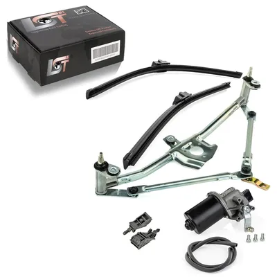 Produktbild von Wischermotor Front Scheibenwischer Wischblatt Gestänge für VW GOLF IV ab 06/02