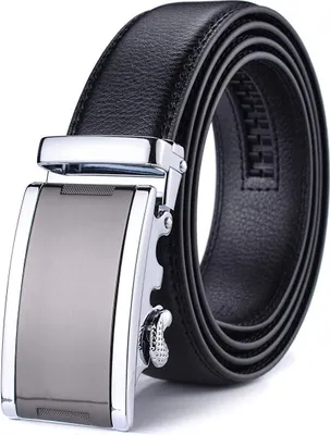Produktbild von SAMTOBELY Gürtel Herren Automatik Gürtel mit Automatikschließe-3,5cm Breite
