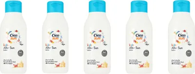 Produktbild von Cien Sun Kids After Sun Lotion 250 ml – kühlend beruhigend leichte Textur 5 Stück