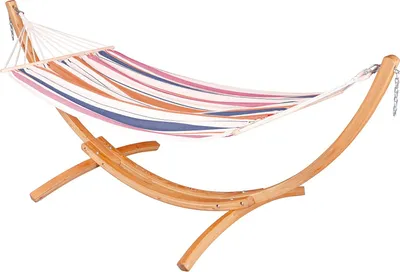 Immagine prodotto di Amaca con barre di sostegno resistente alle intemperie e telaio per esterni - Durevole e confortevole