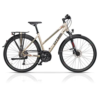 Produktbild von 28 Zoll Damen Trekking Fahrrad TRAVEL LADY Trekkingrad 24 x Gang Shimano Altus RD-M2000 SGS(44cm (Körpergröße 150-165cm))