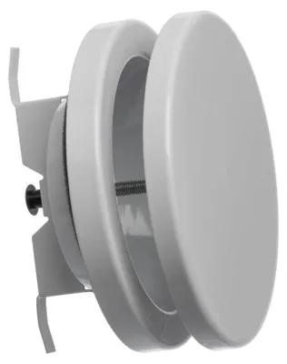 Obrázok produktu pre Ø 100 mm ventilačný ventil – nastaviteľná klapka pre montáž do steny alebo stropu