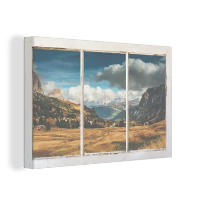 Zdjęcie produktu dla OneMillionCanvasses® - Obraz na płótnie - 150x100 cm, Widok - Krajobraz - Wzgórza, Dekoracja ścienna z grafiką na płótnie