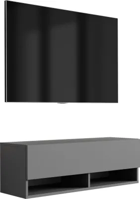 Produktbild von TV-Lowboard 100 cm Anthrazit, 100 × 32 × 34 cm