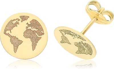 Productafbeelding van Oorbellen voor dames, goud 375/1000 - 9mm * 9mm; TRS36187