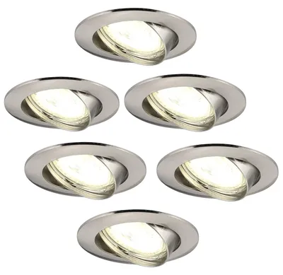 Image de Ledvion lot de 6 spot encastrable LED rond 3W dimmable blanc chaud