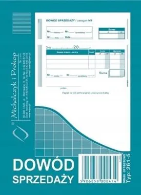 Zdjęcie produktu dla Praktyczny Dowód Sprzedaży A6 - Idealny dla Twojego Biznesu! Zorganizuj swoje transakcje w łatwy sposób i zwiększ efektywność sprzedaży.