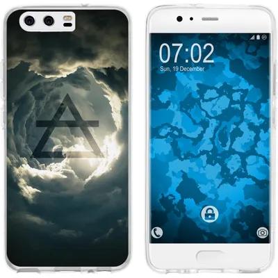 Produktbild von PhoneNatic Case kompatibel mit Huawei P10 Plus Silikon-Hülle Element Luft M1