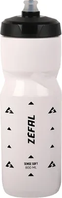 Productafbeelding van Zéfal Sense Soft drinkfles, wit, 800 ml - een sportdrankfles die lekvrij is...