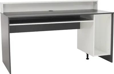 Obrázek produktu pro Kondela Herní stůl Tezro New - grafit/bílá