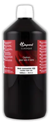 Produktbild von H Dupont classique 1L, Seidenmalfarbe, Schwarz - DU0601000100C