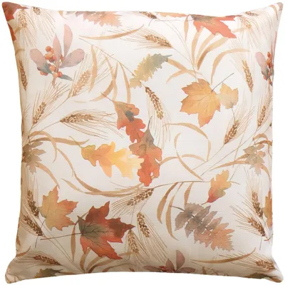 Produktbild von Kissen-Bezug Blätter Herbst bunt 40x40 cm