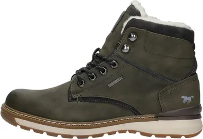 Produktbild von Mustang Veterschoenen Hoog Veterschoenen Hoog - Groen - Maat 44
