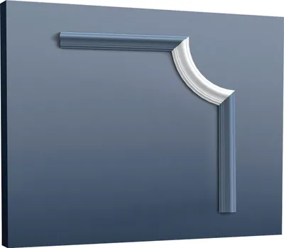 Produktbild von Orac Decor P8030C LUXXUS Stuck Eckelement Wand Friesleiste Rahmen-Spiegel-Profil