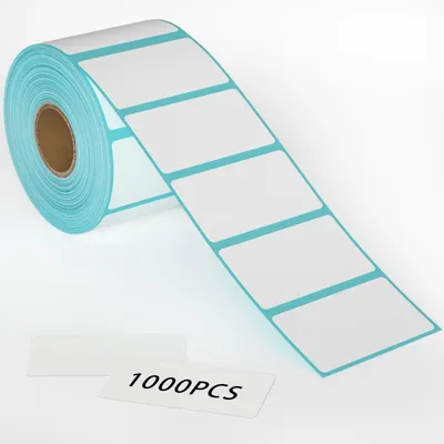 Imagen del producto de Etiquetas adhesivas térmicas azules de 30 x 20 mm, para uso general (1000 unidades)