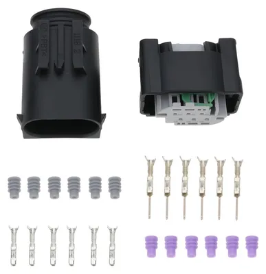 MQS Steckverbinder-Set 6 Pin kompatibel VW Audi BMW