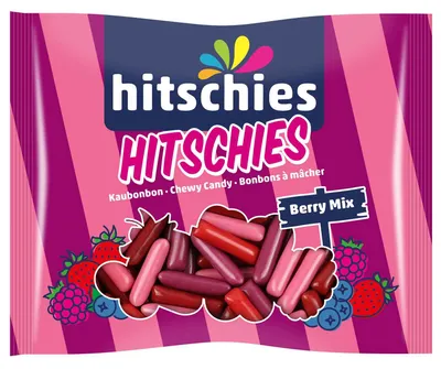 Image de Hitschies Berry Mix bonbons à mâcher fruités au goût de baies 210g