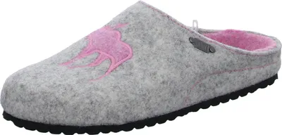 Produktbild von Home Comfort Damen-Pantoffel Grau-Rosa, Farbe:grau, EU Größe:36