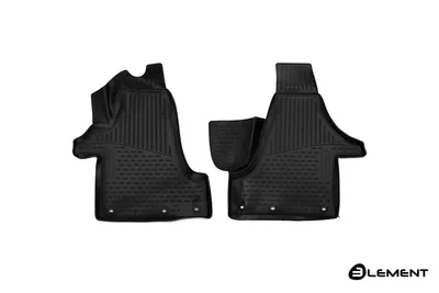 Immagine prodotto di ELEMENT Tappetini auto 3D in gomma su misura per Volkswagen Transporter, dal 2015 | 2 pz