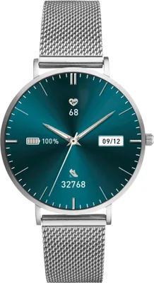 Produktbild von XCOAST Smartwatch SIONA 2 Nano Silver - Damen, ultra klein und dünn, 6 Tage Akku, AMOLED Touch-Farbdisplay, Fitnesstracker