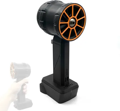 Produktbild von Elektrisches Staubgebläse 2200g Schub, 64mm Turbolader Jet Fan, Autowaschanlage, Tastatur-Reinigung, kompatibel mit Milwaukee 18V/21V-Akkus