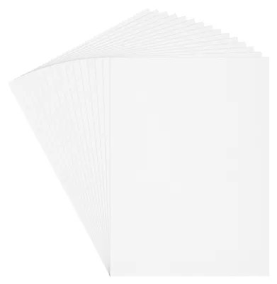 Produktbild von Kartonpapier - 30 Blatt - Weiß - 22,86 x 27,94 cm - 110 g/m²
