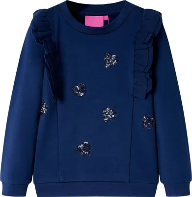 Produktbild von Kinder-Sweatshirt Marineblau 116