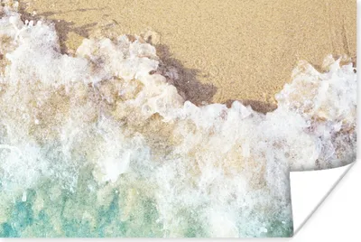 Produktbild von MuchoWow® Poster Golf - Strand - Meer - Wasser 180x120 cm - Fotoplakat