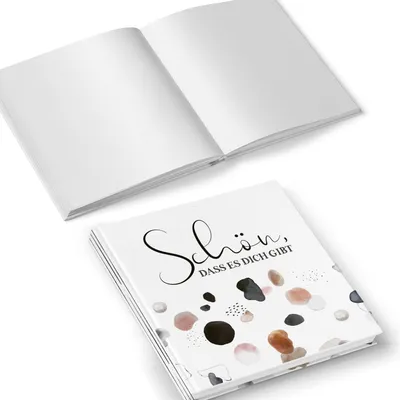 Produktbild von Kleines Buch "Schön, dass es dich gibt" 15 x15cm Geschenkbuch