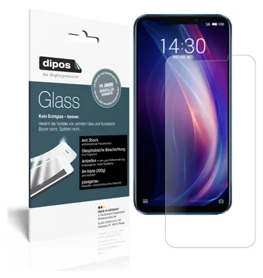 Produktbild von 2x Schutzfolie für Meizu X8 matt - Anti-Shock 9H Folie Glass Kunststoffglas