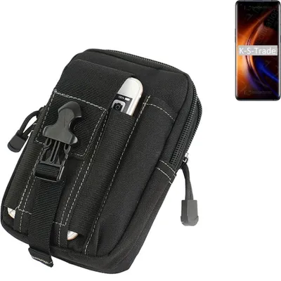 Produktbild von K-S-Trade Gürtel Tasche kompatibel mit Oppo Find X3 Pro Gürteltasche Holster Schutz Hülle Handy Hülle Smartphone outdoor Handy-Hülle schwarz