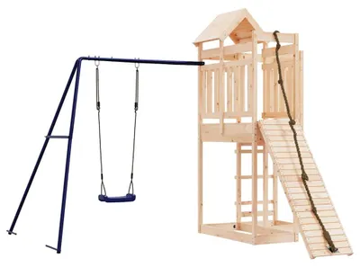 Produktbild von vidaXL Spielturm Massivholz Kiefer