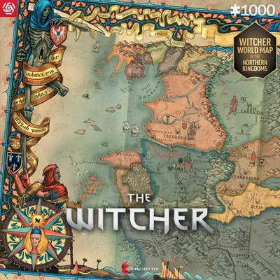 Produktbild von Good Loot The Witcher: Northern Kingdom Map Puzzlespiel 1000 Stück(e)