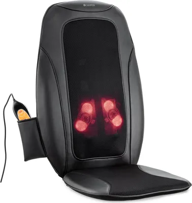 Image de Coussin de massage Chaleur Infrarouge 3D 3 Zones MD210 Noir