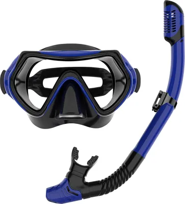 Zdjęcie produktu dla Panoramiczny zestaw do snorkelingu z szerokim widokiem i filtrem przeciwmgielnym - profesjonalny zestaw do snorkelingu dla dorosłych