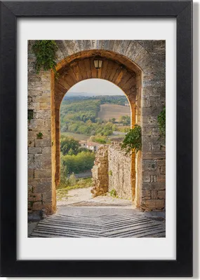Produktbild von Bild 20x30 MDF-Rahmen, Wandkunst Toskana Italien