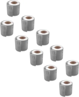 Produktbild von vhbw 10x Rolle 46mm x 78mm (150 Etiketten) kompatibel mit Dymo LabelWriter 400 Turbo, 400 Duo, 400 Twin Turbo, 400, 320, 330 Drucker Weiß