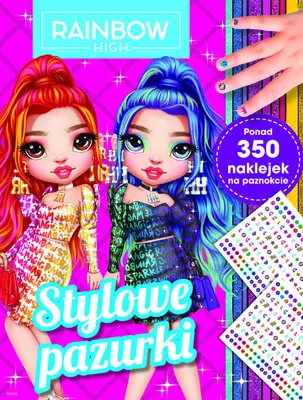 Produktbild von Stylowe pazurki. Rainbow High