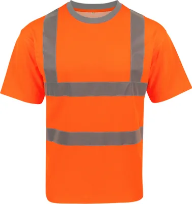 Produktbild von Korntex KXPCSHIRT | Herren Shirt Blended fabric T-Shirt, EN ISO 20471:2013 - Farbe: Signal Orange - Größe: XXL